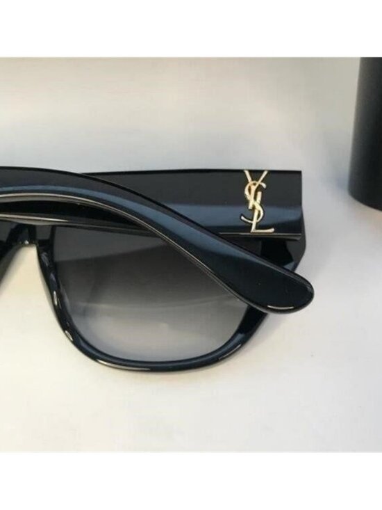 ? - New Authentic SAINT LAURENT SLM8/F Sunglasses Black main image 6
